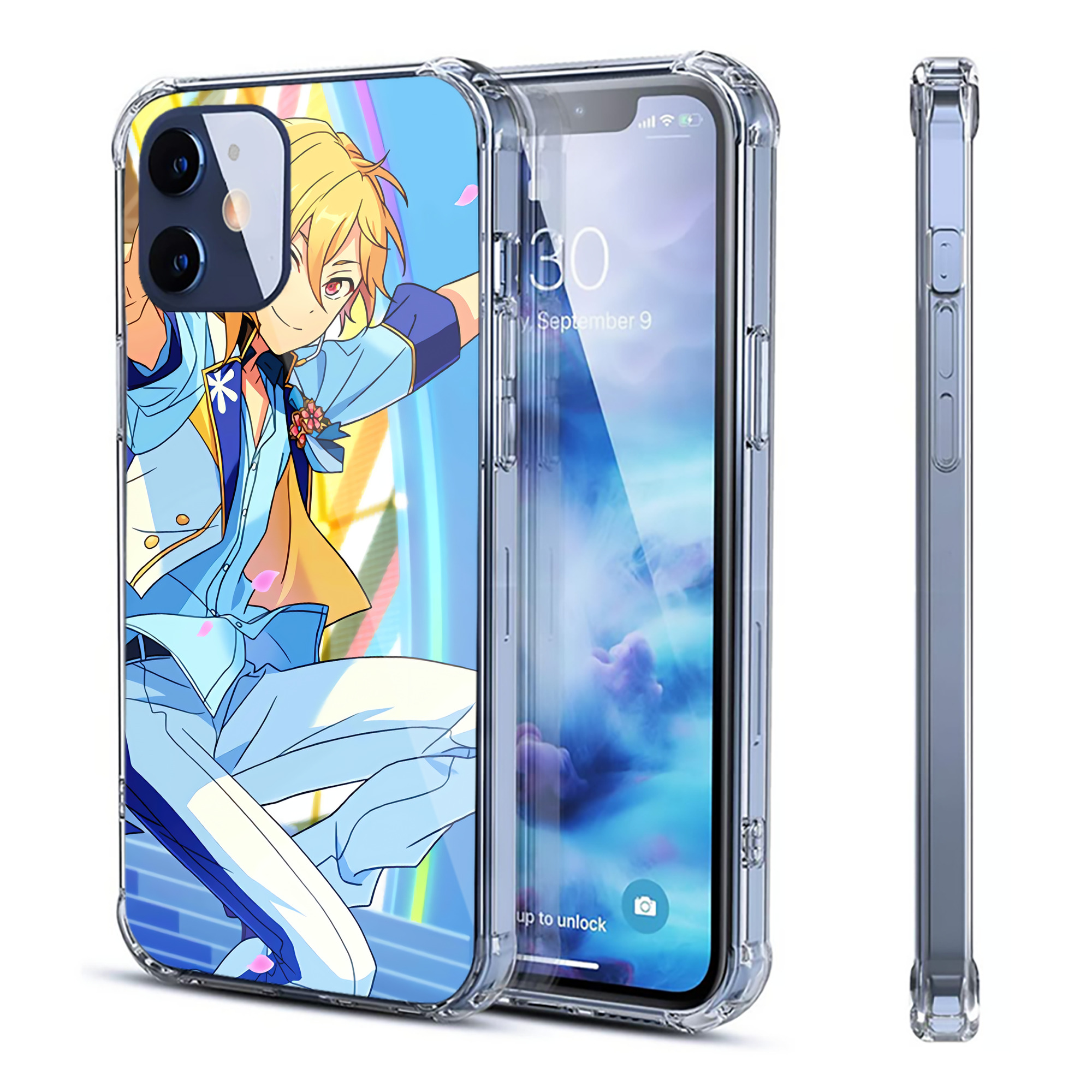 （画像用） あんさんぶるスターズ! Ensemble Stars 【iPhone 12シリーズ対応】透明スマホケース（クリアソフトケース）